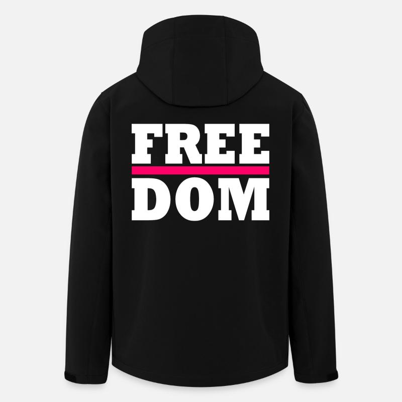 Freedom - Recycelte Männer Softshell-Jacke von Stanley/Stella - Schwarz