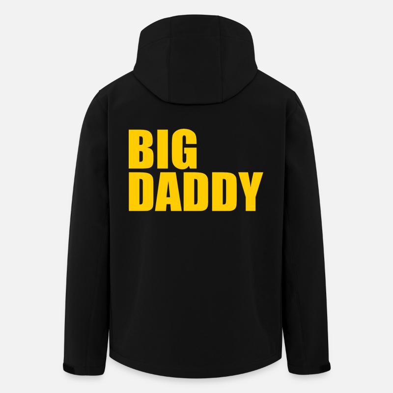 BIG DADDY - Recycelte Männer Softshell-Jacke von Stanley/Stella - Schwarz