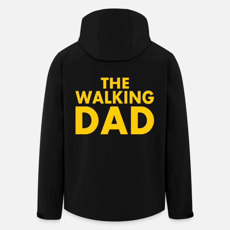 The walking dad - Men’s Recycled Softshell Jacket by Stanley/Stella - black