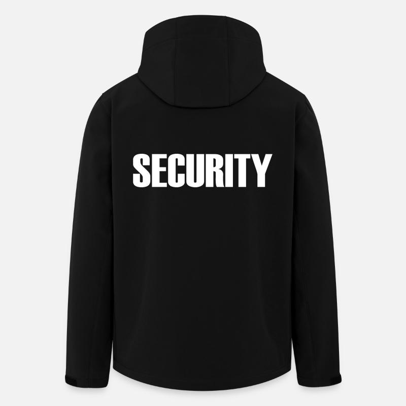 Security - Men’s Recycled Softshell Jacket by Stanley/Stella - black