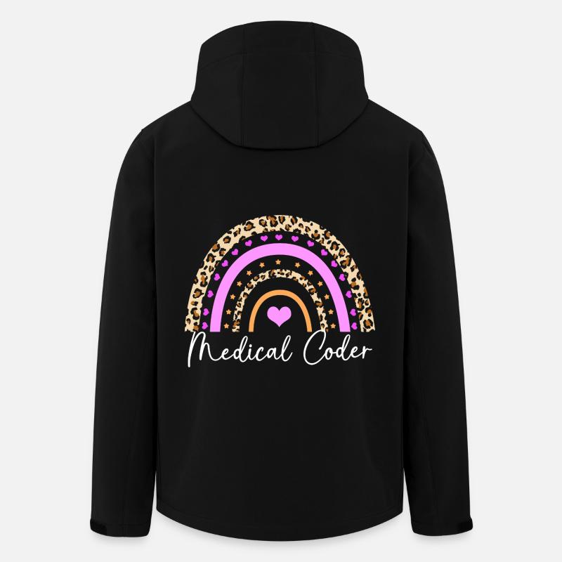 Medical Coder - Men’s Recycled Softshell Jacket by Stanley/Stella - black