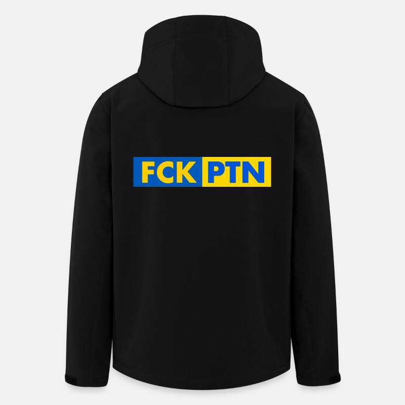 Fck ptn - Veste softshell homme en polyester recyclé Stanley/Stella - noir