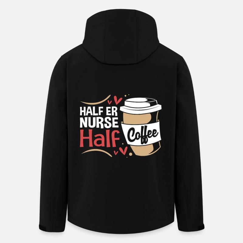 Notfall Krankenschwester Ambulanz - Recycelte Männer Softshell-Jacke von Stanley/Stella - Schwarz