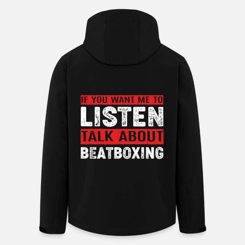 Beatbox - Men’s Recycled Softshell Jacket by Stanley/Stella - black
