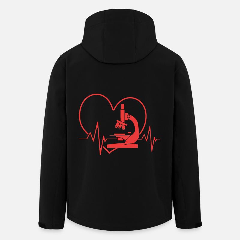 Molécule de formule structurelle - Veste softshell homme en polyester recyclé Stanley/Stella - noir