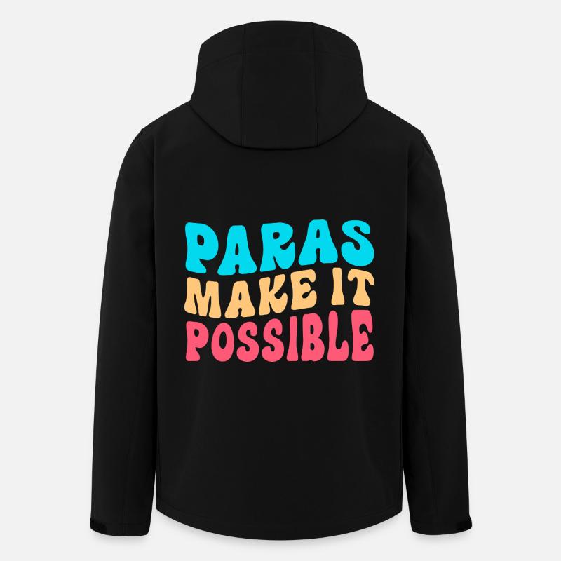 Paraprofessional Paraeducator Lehrerassistent - Recycelte Männer Softshell-Jacke von Stanley/Stella - Schwarz