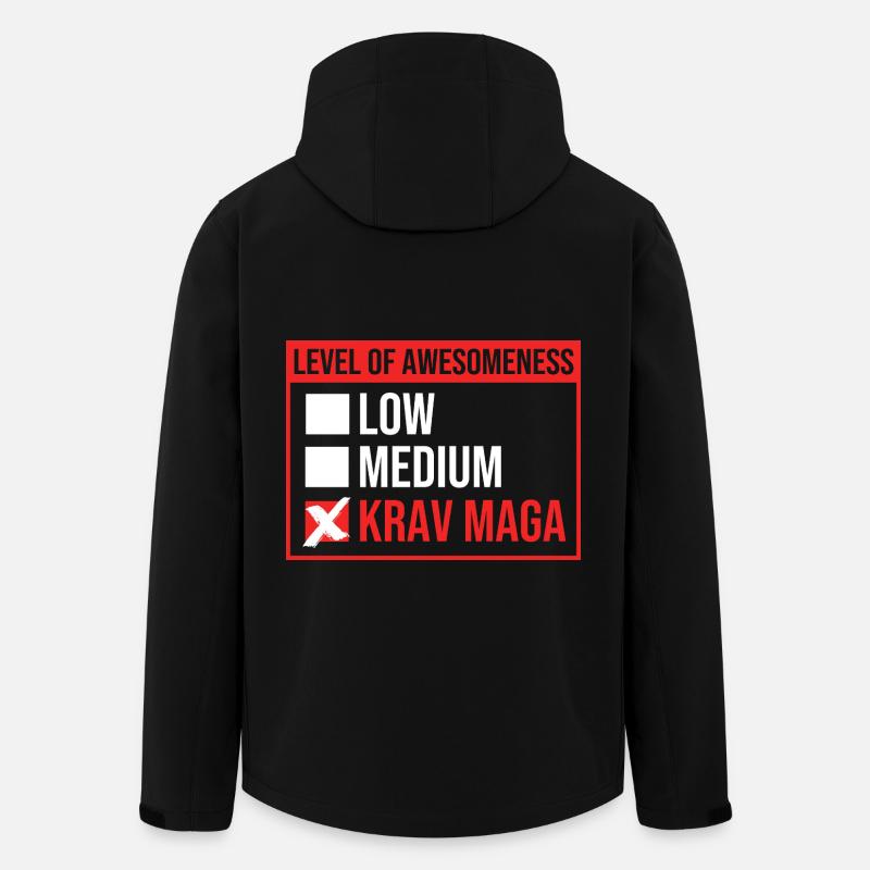 Krav Maga - Recycelte Männer Softshell-Jacke von Stanley/Stella - Schwarz
