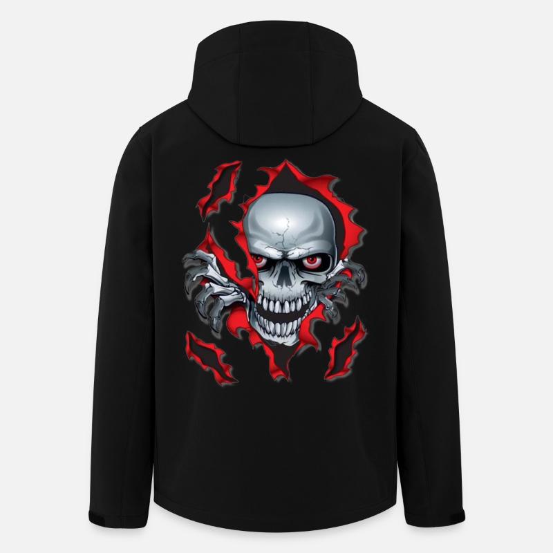 Skull - Men’s Recycled Softshell Jacket by Stanley/Stella - black