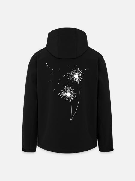Dandelion - Men’s Recycled Softshell Jacket by Stanley/Stella - black