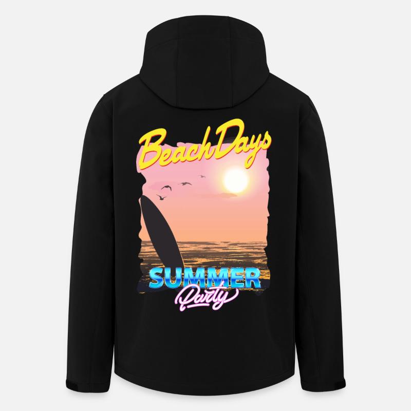 Sommerfest - Recycelte Männer Softshell-Jacke von Stanley/Stella - Schwarz