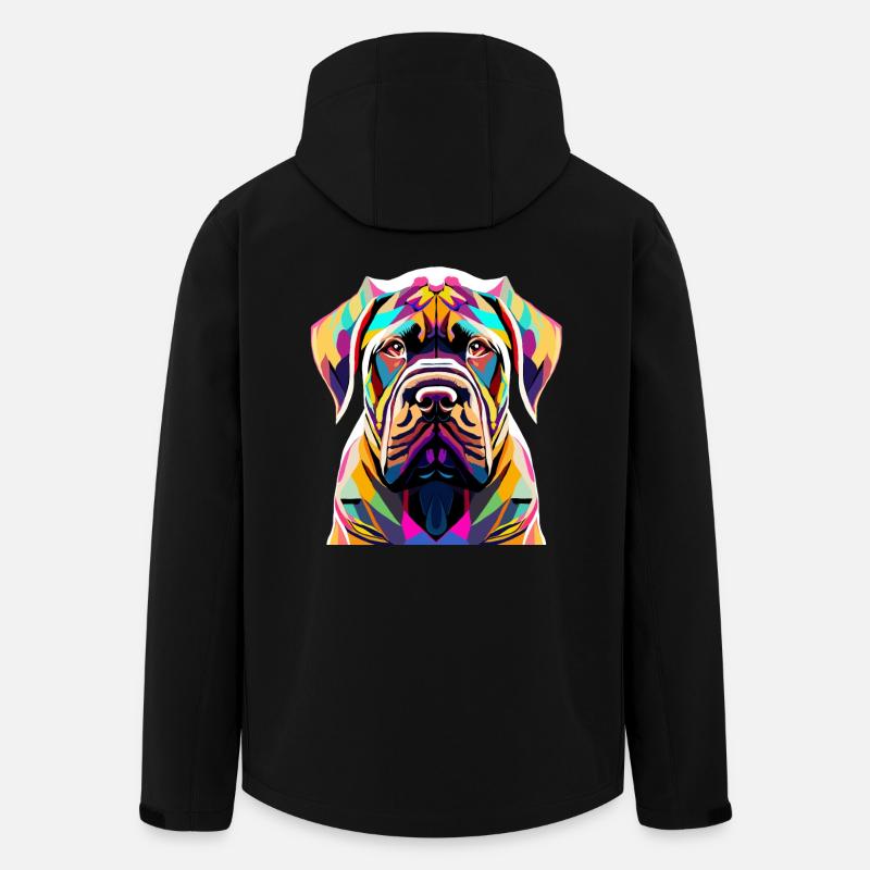 Carne Corso - Recycelte Männer Softshell-Jacke von Stanley/Stella - Schwarz