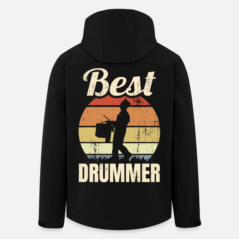 Bester Trommler - Recycelte Männer Softshell-Jacke von Stanley/Stella - Schwarz