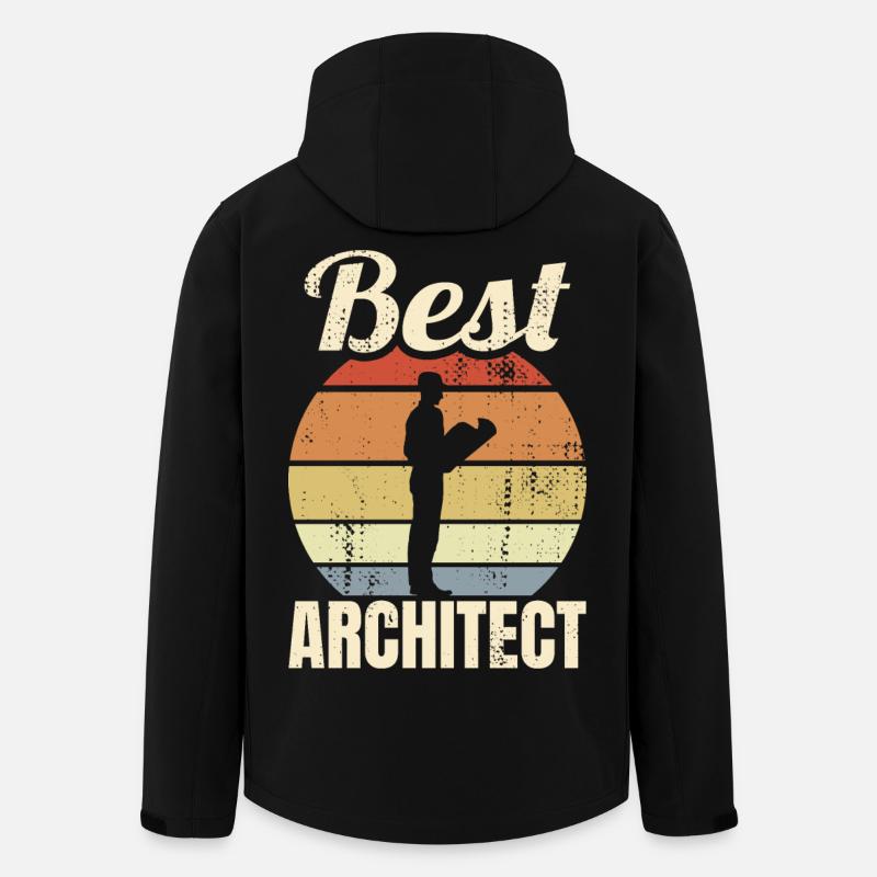 Grand architecte - Veste softshell homme en polyester recyclé Stanley/Stella - noir