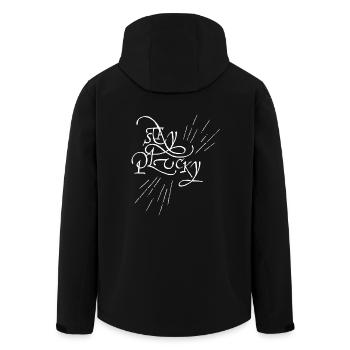 Restez courageux - Veste softshell homme en polyester recyclé Stanley/Stella - noir - Dos - AI Model Male 185 light (185cm)