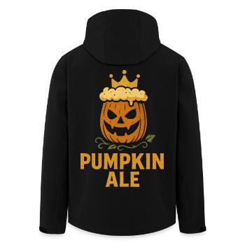 Pumpkin Ale Dicton Drôle - Joyeux Halloween - Veste softshell homme en polyester recyclé Stanley/Stella - noir - Dos - AI Model Male 185 light (185cm)