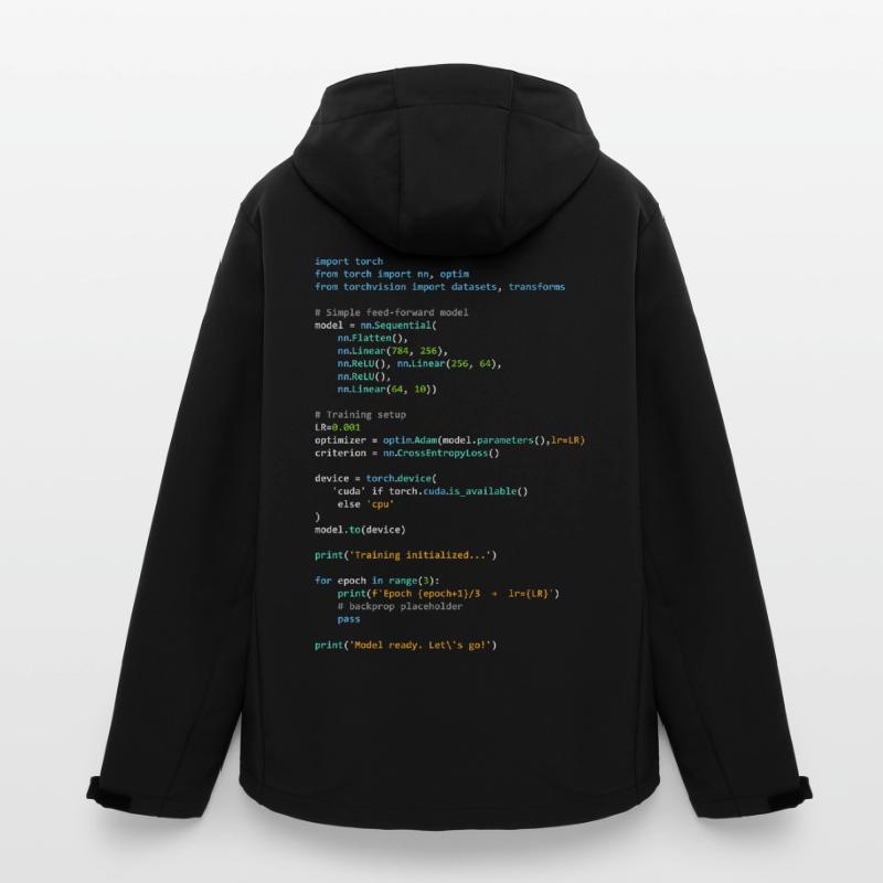 Programmer Humor - Developer Logic and Technology Men’s Recycled Softshell Jacket by Stanley/Stella