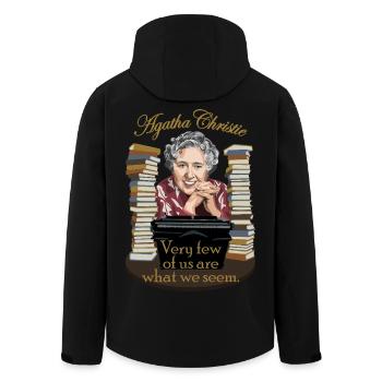 Agatha Christie - Veste softshell homme en polyester recyclé Stanley/Stella - noir - Dos - AI Model Male 185 light (185cm)