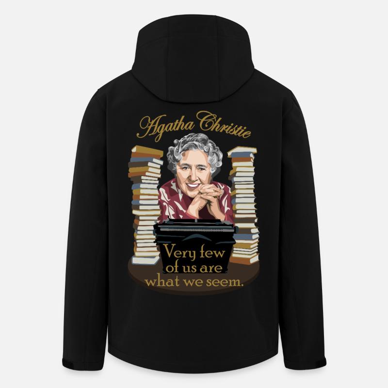 Agatha Christie - Veste softshell homme en polyester recyclé Stanley/Stella - noir