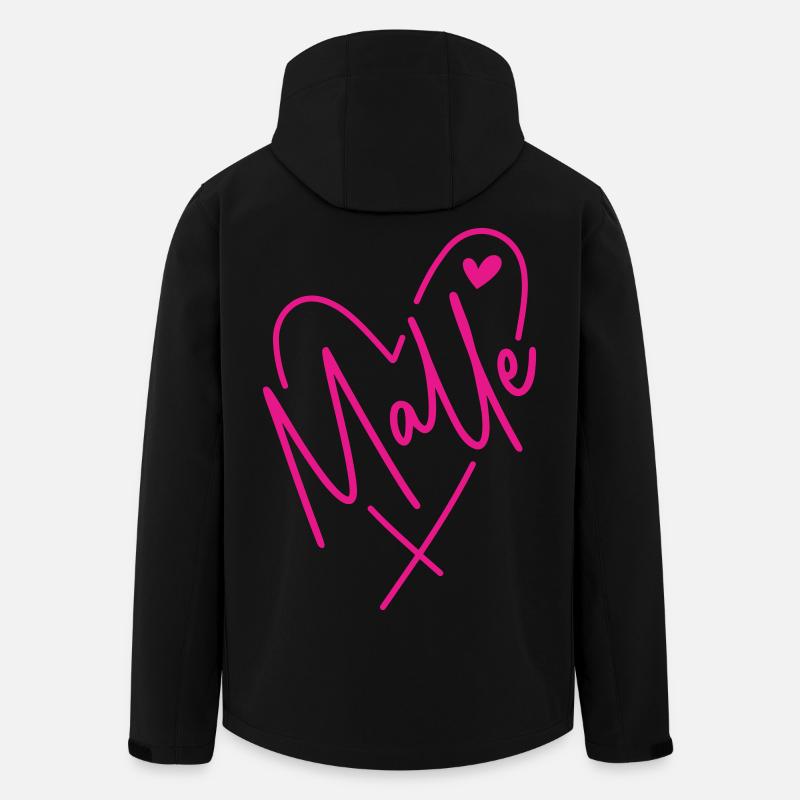 Mallorca Malle - Recycelte Männer Softshell-Jacke von Stanley/Stella - Schwarz