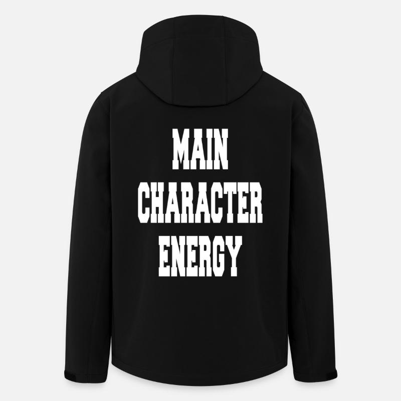Énergie du personnage principal - Veste softshell homme en polyester recyclé Stanley/Stella - noir