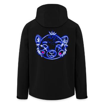 Dead Leo Blue - Men’s Recycled Softshell Jacket by Stanley/Stella - black - Back - AI Model Male 185 light (185cm)