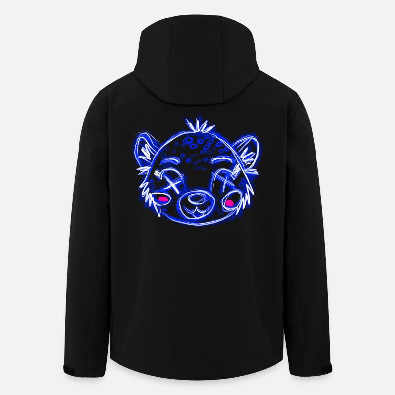 Dead Leo Blue - Veste softshell homme en polyester recyclé Stanley/Stella - noir