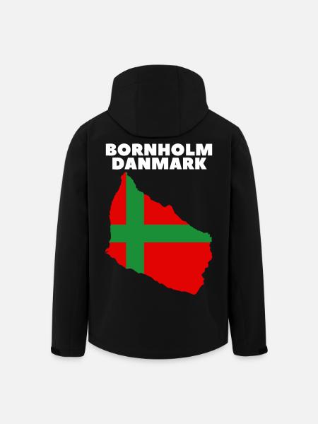 Bornholm Danmark - Recycelte Männer Softshell-Jacke von Stanley/Stella - Schwarz