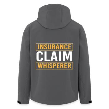 Insurance Insurance Agent - Men’s Recycled Softshell Jacket by Stanley/Stella - black - Back - AI Model Male 185 light (185cm)