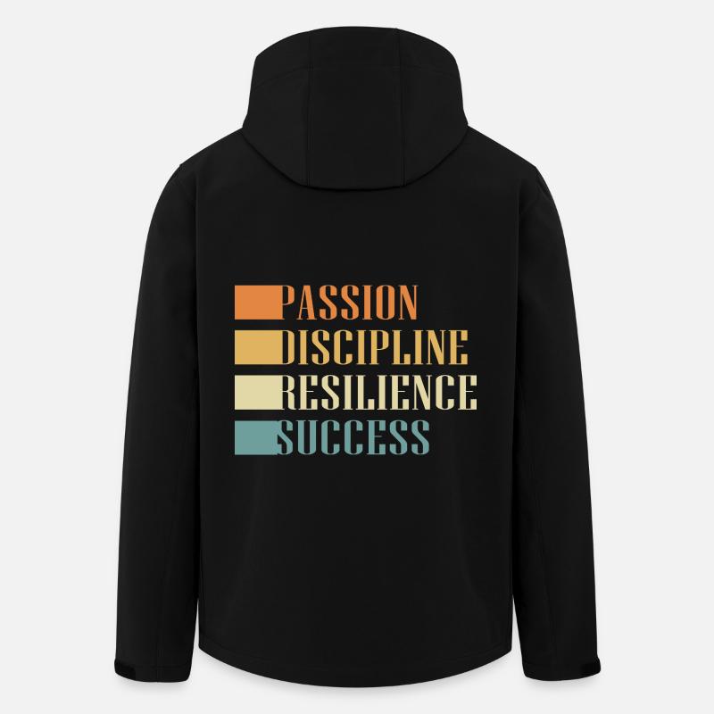 Workaholic Resilienz - Recycelte Männer Softshell-Jacke von Stanley/Stella - Schwarz