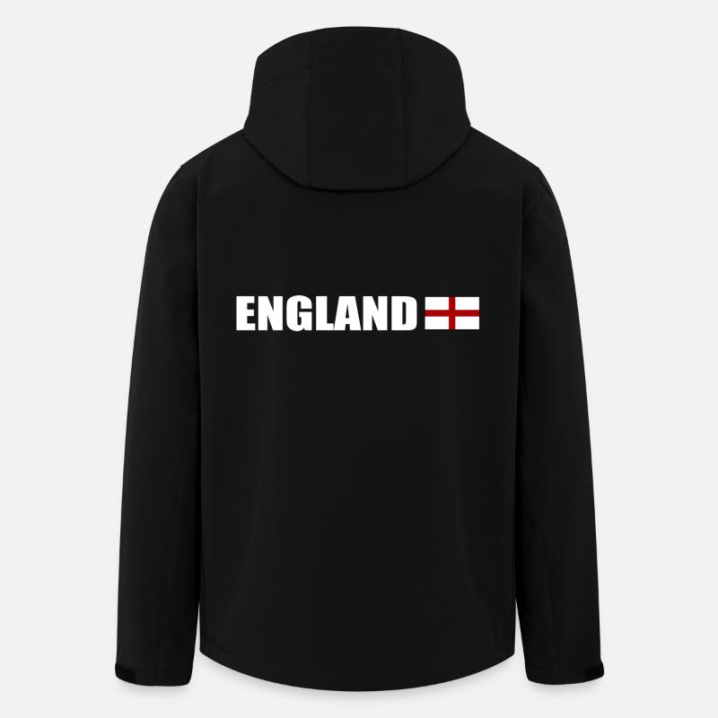angleterre - Veste softshell homme en polyester recyclé Stanley/Stella - noir