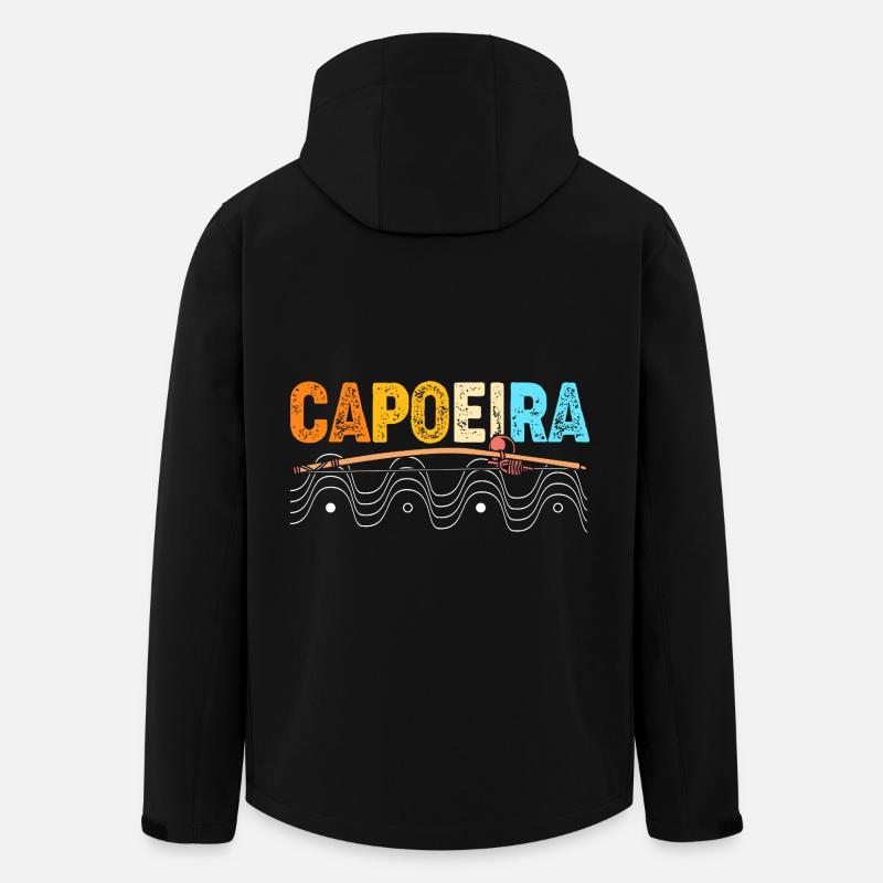Capoeira - Recycelte Männer Softshell-Jacke von Stanley/Stella - Schwarz