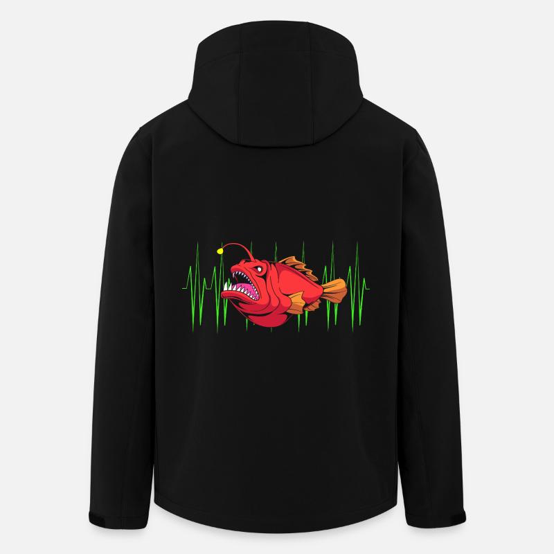 Anglerfisch - Recycelte Männer Softshell-Jacke von Stanley/Stella - Schwarz