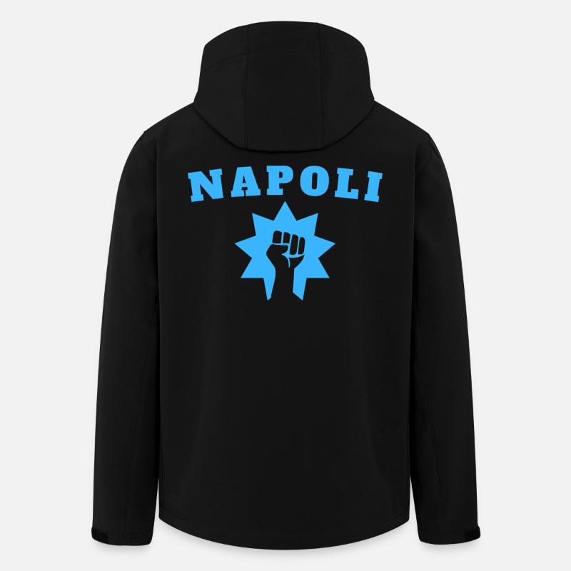 Napoli - Recycelte Männer Softshell-Jacke von Stanley/Stella - Schwarz