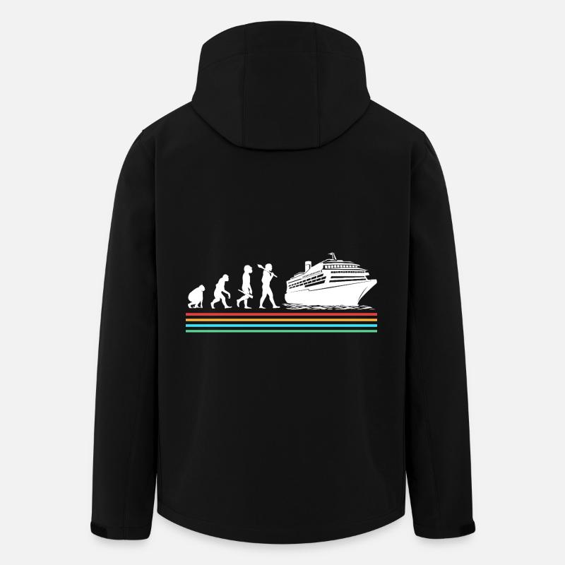 Kreuzfahrt Kreuzfahrtschiff Evolution - Recycelte Männer Softshell-Jacke von Stanley/Stella - Schwarz