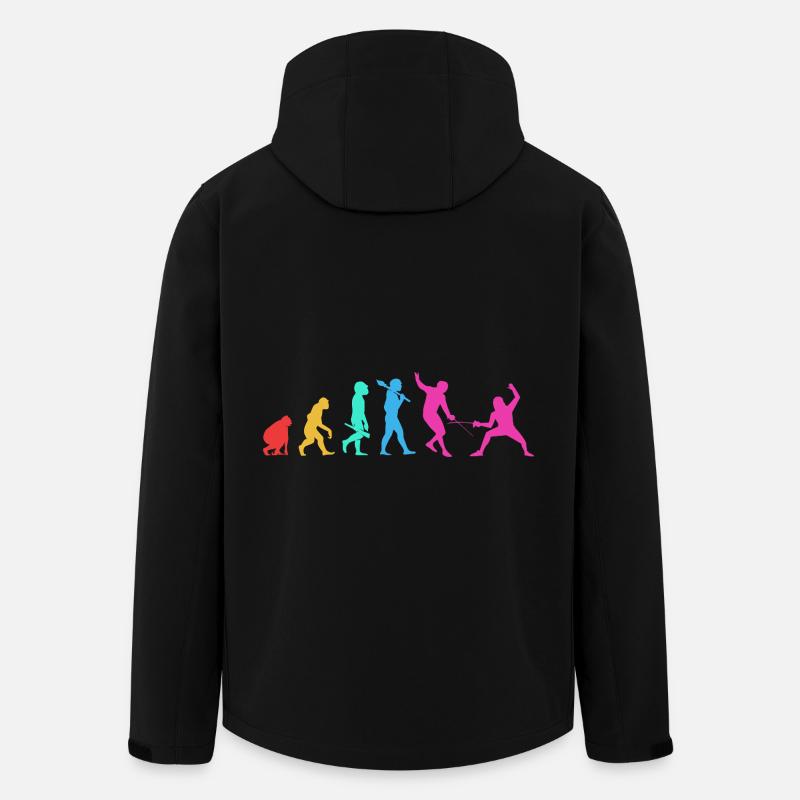 Fencing - Men’s Recycled Softshell Jacket by Stanley/Stella - black