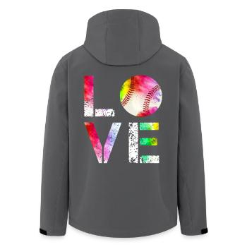 Les fans de base-ball de baseball idée cadeau - Veste softshell homme en polyester recyclé Stanley/Stella - noir - Dos - AI Model Male 185 light (185cm)
