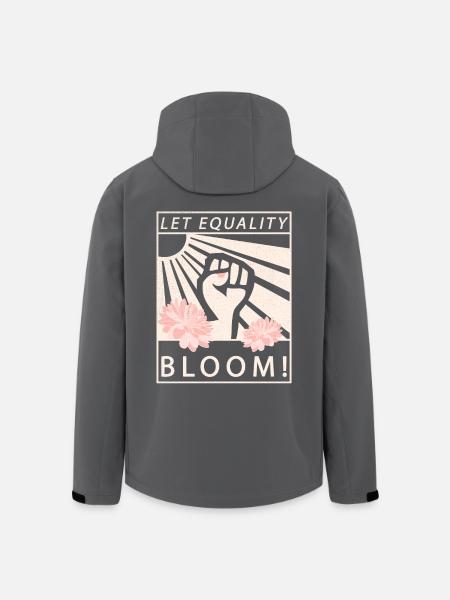 Equality Equality Feminist - Men’s Recycled Softshell Jacket by Stanley/Stella - black