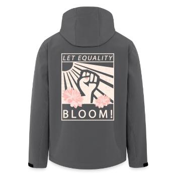 Equality Gleichberechtigung Feministin - Recycelte Männer Softshell-Jacke von Stanley/Stella - Anthrazit - Hinten - AI Model Male 185 light (185cm)