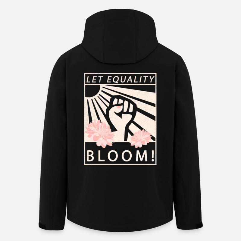 Equality Gleichberechtigung Feministin - Recycelte Männer Softshell-Jacke von Stanley/Stella - Schwarz