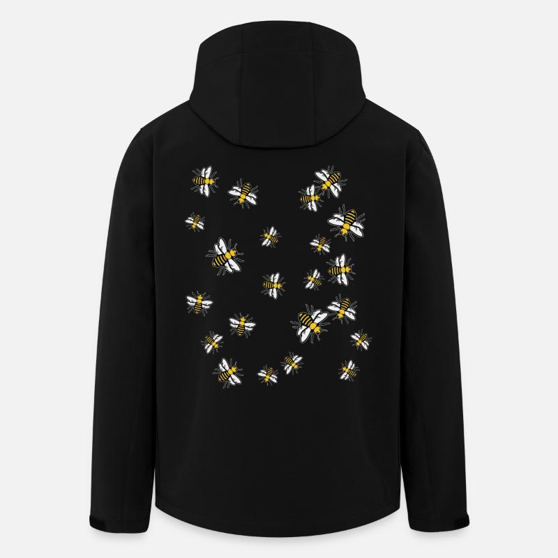 Beekeeper Beekeeper Beekeepers Beekeepers - Men’s Recycled Softshell Jacket by Stanley/Stella - black