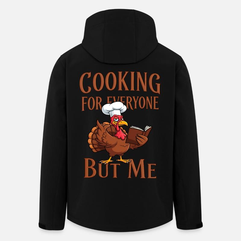 Cooking grouch turkey - Men’s Recycled Softshell Jacket by Stanley/Stella - black