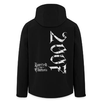 2007 Vintage Edition Limitée - Veste softshell homme en polyester recyclé Stanley/Stella - noir - Dos - AI Model Male 185 light (185cm)