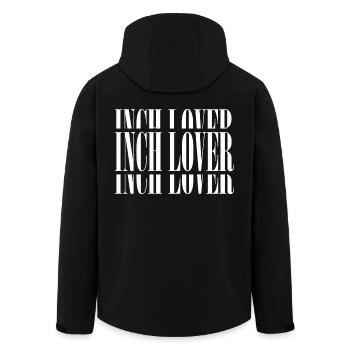 InchLover Weiss - Recycelte Männer Softshell-Jacke von Stanley/Stella - Schwarz - Hinten - AI Model Male 185 light (185cm)