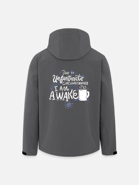 Morgenmuffel - Recycelte Männer Softshell-Jacke von Stanley/Stella - Schwarz