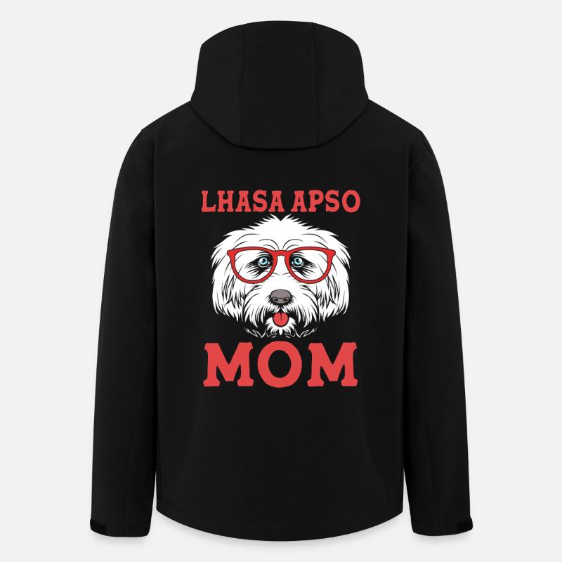 Lhasa Apso - Recycelte Männer Softshell-Jacke von Stanley/Stella - Schwarz