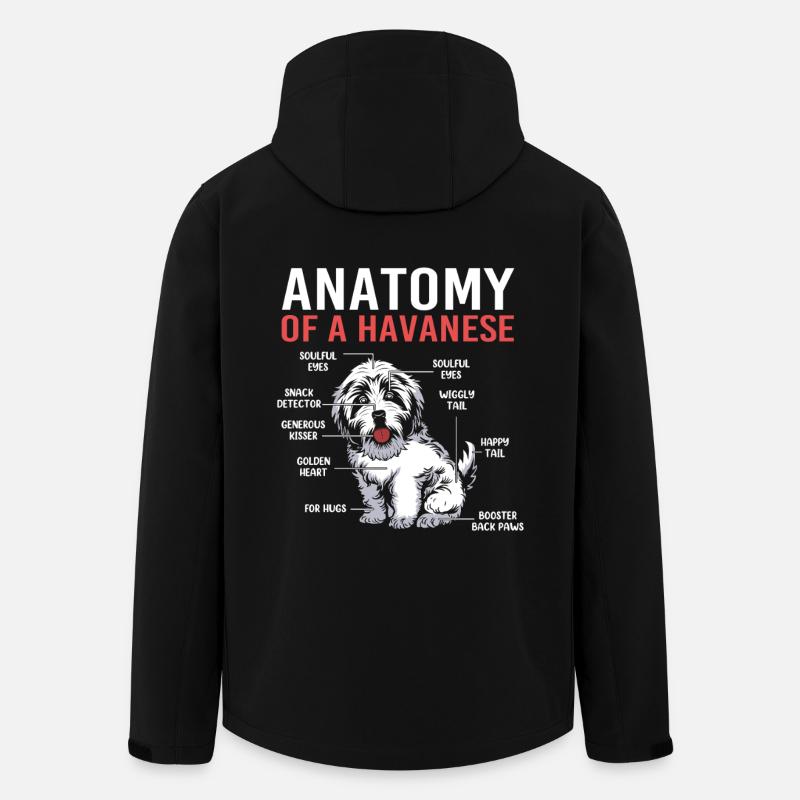 Havanese - Men’s Recycled Softshell Jacket by Stanley/Stella - black