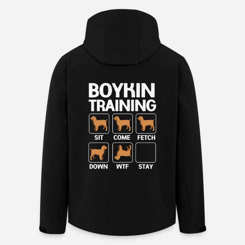 Boykin Spaniel - Men’s Recycled Softshell Jacket by Stanley/Stella - black