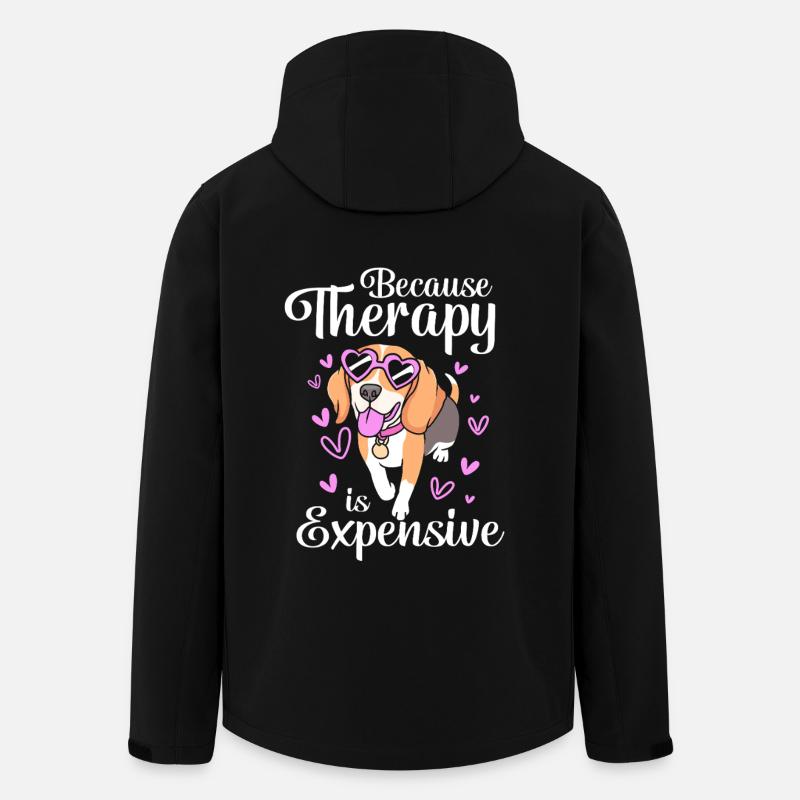 Therapy dog - Men’s Recycled Softshell Jacket by Stanley/Stella - black