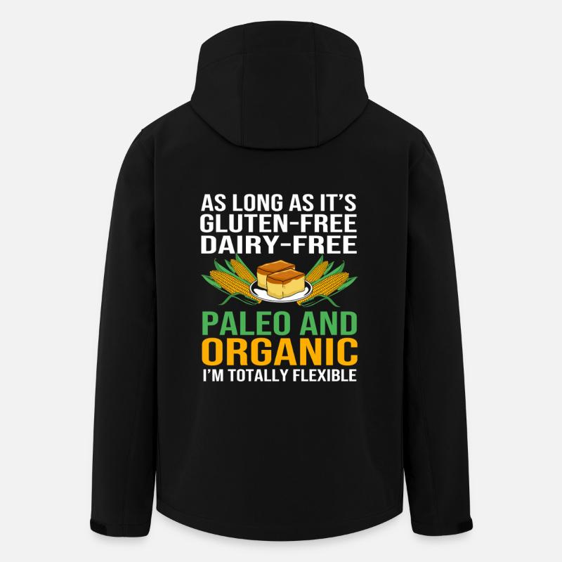 Sans gluten Gluten - Veste softshell homme en polyester recyclé Stanley/Stella - noir