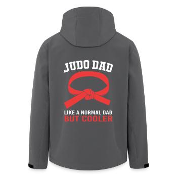 Judo Dad Father - Men’s Recycled Softshell Jacket by Stanley/Stella - black - Back - AI Model Male 185 light (185cm)